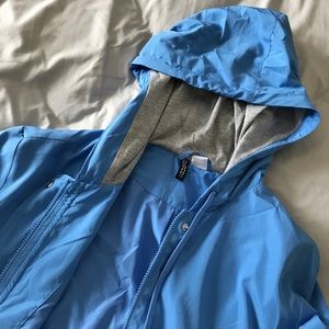 Light Blue Windbreaker